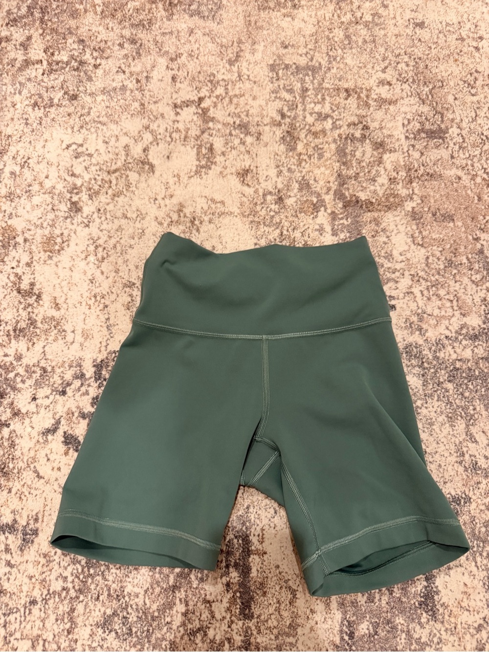lululemon athletica High-Rise Green Bike Shorts